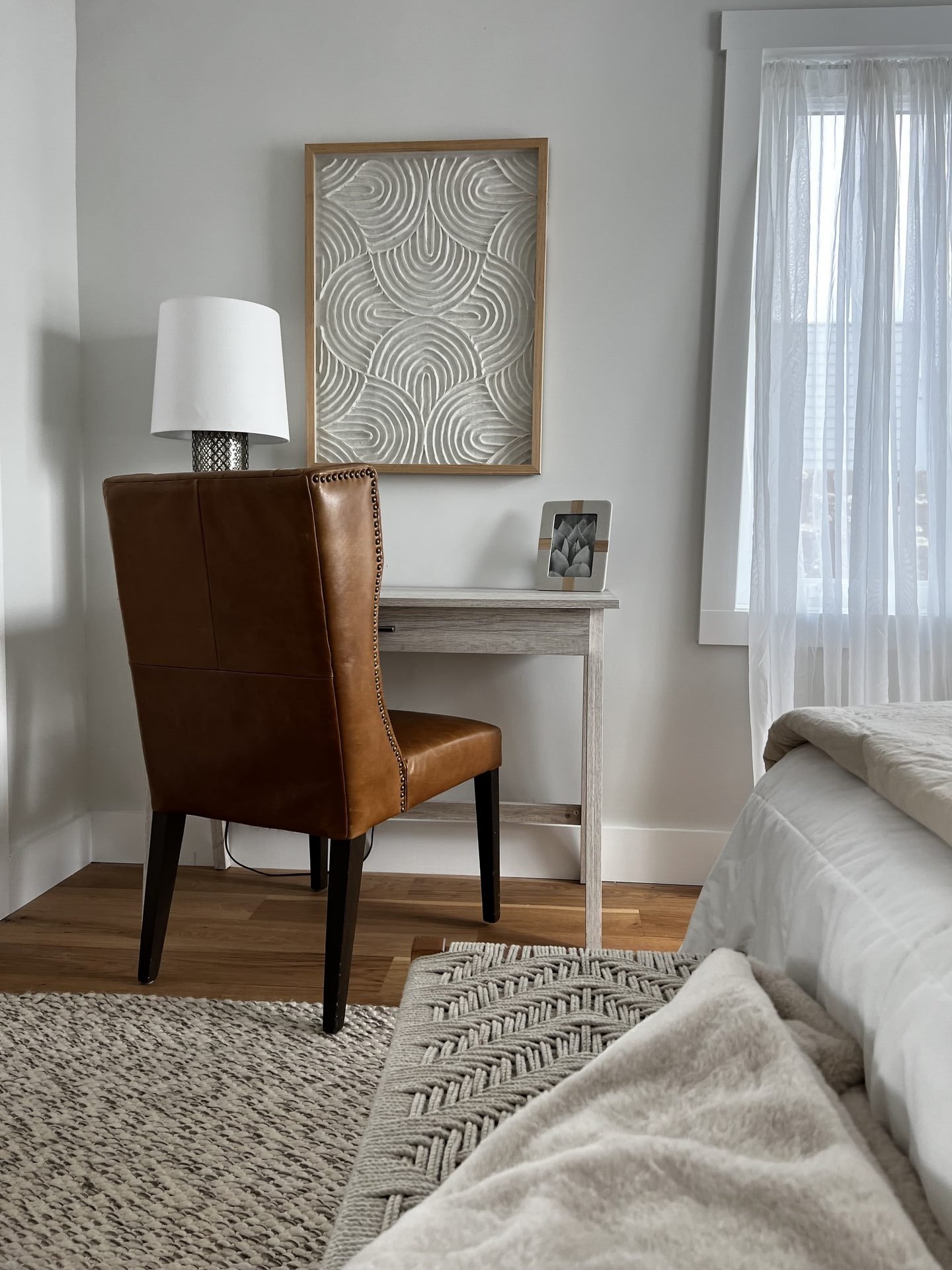 A staging project showcasing a home office.